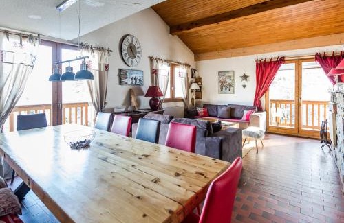 Bellentre Ski Chalet | Superbe chalet 10 pers avec terrasse, jardin et parking à 2 min des pistes – Montchavin - FR-1-329-87