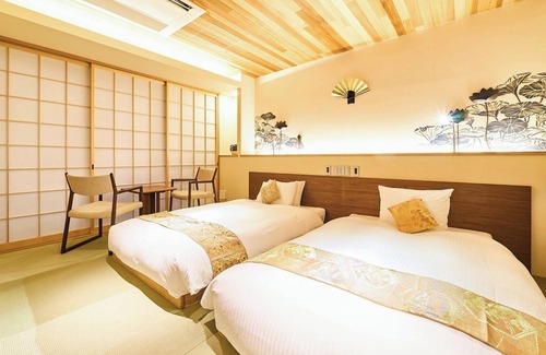 Shimogyo Hotel | Superior Twin Room with Garden Room Only Relaxin/Kyoto Kyōto