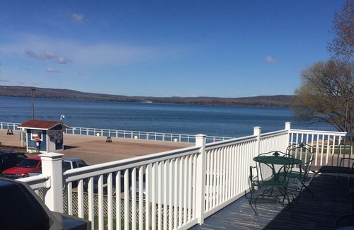 La Pointe Apartment | Superior View - 2 Bed/1 Bath Second-floor Apartment overlooking the Ferry Harbor!