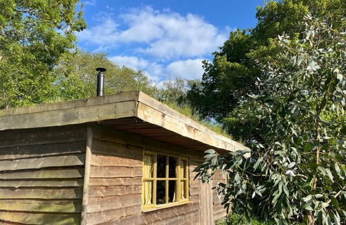 Bridport Cabin | Swimming lake coast close cosy self contained hobbit house amazing walks &views,