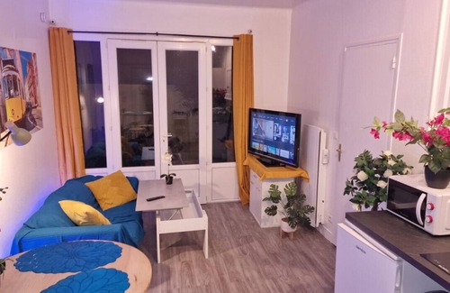 Evreux Apartment | T1 Bright and Garden Hyper-Centre 5min station