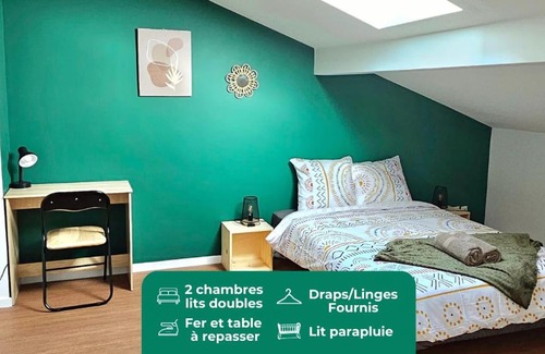 Thonon-les-Bains Apartment | T3 Duplex Thonon Centre - Parking - Gare - Thermes