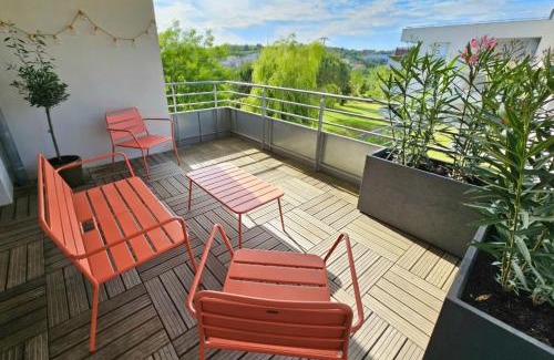 Rangueil-Sauzelong-Pech David-Pouvourville Apartment | T3 Universités & Hospitals - Havre de paix près Toulouse - parking - terrasse