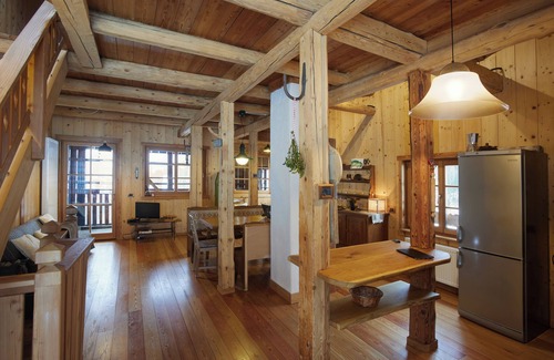 Rocca Pietore Ski Chalet | Tabià Dora with mountain View