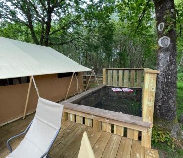 Saint-Julien-en-Born Other | Tente Lodge Bouleau - La Téouleyre