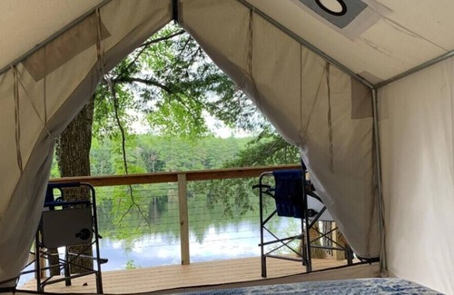 Warner RV Rental | Tentrr Signature Site - Bagley Pond Waterside