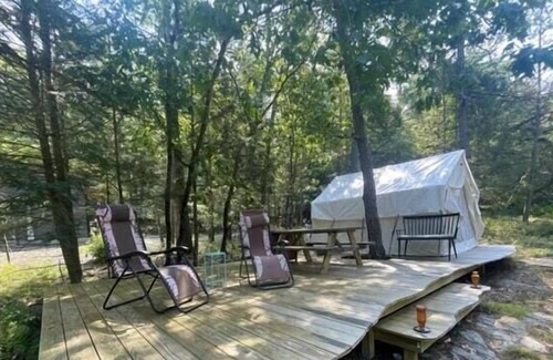 Accord RV Rental | Tentrr Signature Site - The Hudson Valley Luxury Glamping Forest Sanctuary