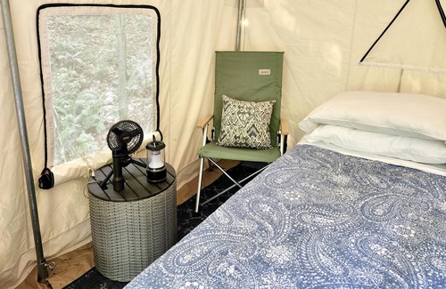 Etna RV Rental | Tentrr Signature Site - Rhodes End Retreat - Coleman Outfitted Site