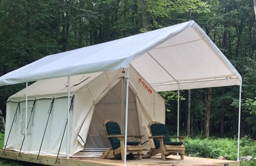 Ashfield RV Rental | Tentrr Signature Site - Four Oaks at Camp Temike