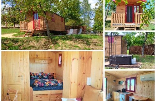 Villeneuve-sur-Lot Other | Terra Bulle Hébergement - Roulotte climatisée avec SPA privatif