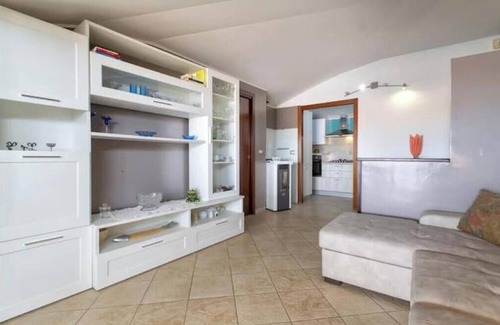 Torre dei Corsari Apartment | Terrace and Capocaccia Sea View