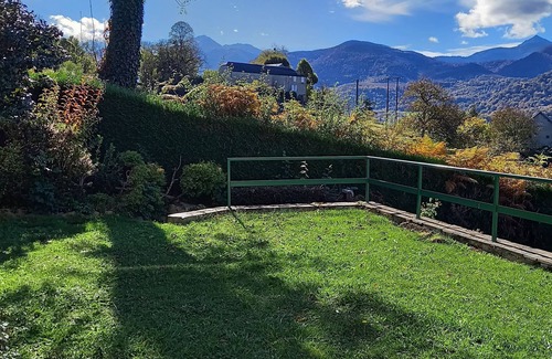 Bagneres-de-Bigorre Apartment | Terrace, Garden, Apartment 80m², mountain view, wifi, office