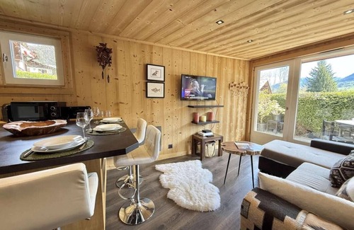 Praz-sur-Arly Apartment | Terrace, parking, tv, ski locker, 30m², Praz sur Arly