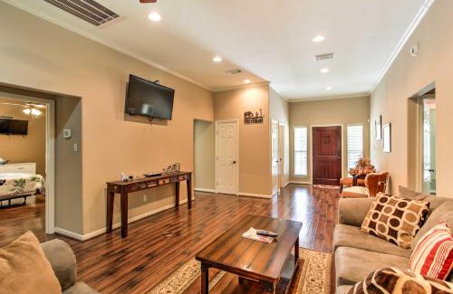 Marshall House | Texas Vacation Rental with Fireplace, Near Lakes