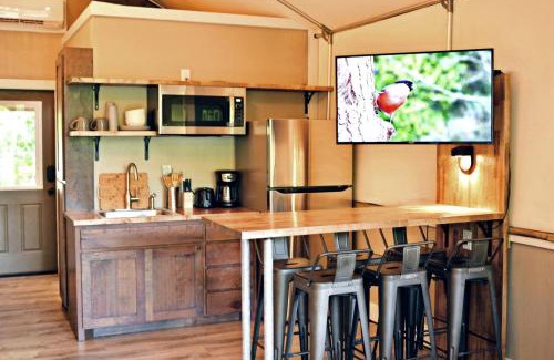 Sutherland Springs Other | Texas Waterside Escape: Glamping Holiday in a Tented Cabin with Shared Comforts