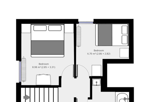 Finchingfield House | Thatched 2 bed self-catering with river valley view