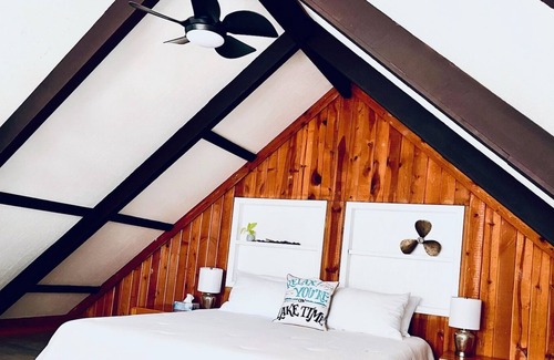 Lake of the Woods Cabin | The A-frame near the lake