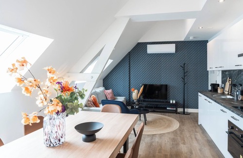 Municipality of Tilburg Apartment | The apartment features two luxuriously appointed bedrooms.