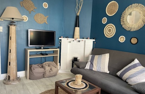 Wimereux Apartment | THE APARTMENT OYATS 2PERS + 2ch -50m BEACH WIMEREUX -Linen PROVIDED-WIFI