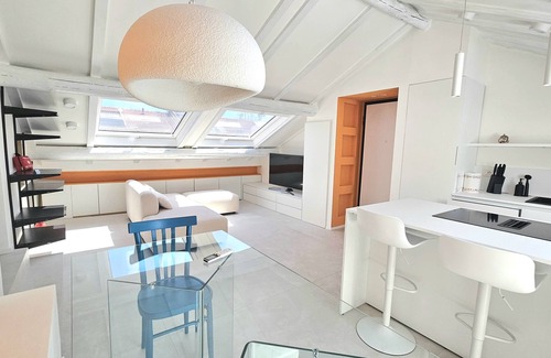 Savona Apartment | The Attic Room on Niella Street, in the city center and near the sea