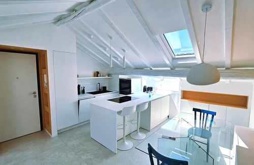 Savona Apartment | The Attic Room on Niella Street, in the city center and near the sea