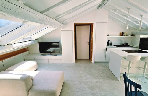 Savona Apartment | The Attic Room on Niella Street, in the city center and near the sea