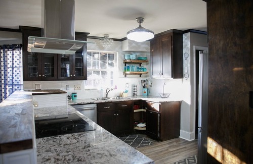 Oak Forest House | The Black and White House