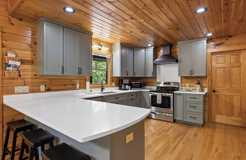 My Mountain Cabin | The Cabin, Hot Tub, Game Room, Screened Porch, Fire Pit