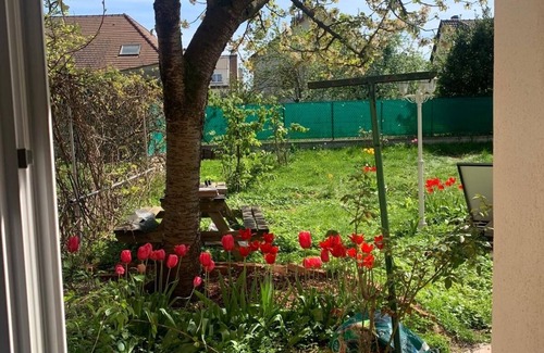 Villepinte Apartment | The Cherry Tree, near Paris Roissy CDG Airport, Disneyland, Asterix, Exposition
