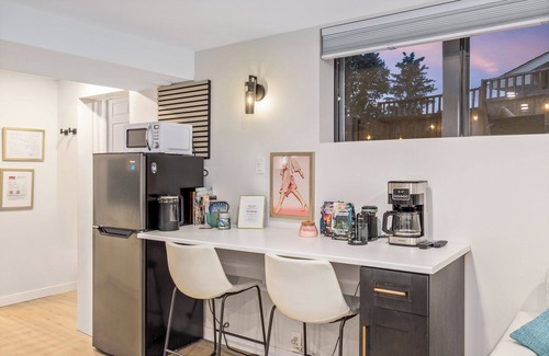 Northwest Calgary House | The Chimney (Studio w/Gigantic Outdoor Fireplace)