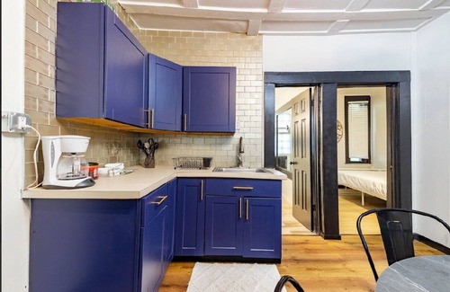 Detroit House | The Color Lounge! Spacious 4-bedroom house with WiFi and AC in terrific Detroit