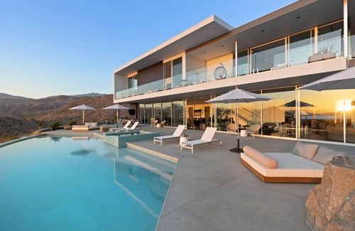 Palm Desert House | The Dream House - A True Desert Masterpiece with Saltwater Infinity Pool and Sauna