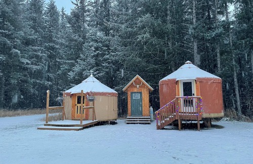 Seward Apartment | The Eagles Nest yurt just outside of town