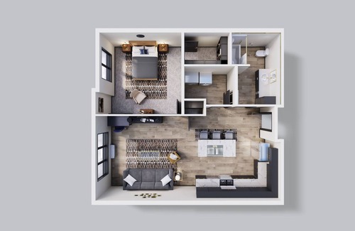 Altoona Apartment | The Fairway - Apartment 203, 1 Bed 1 Bath