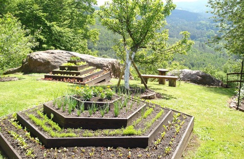 Haselbourg House | The gîte Fleuri with a magnificent view