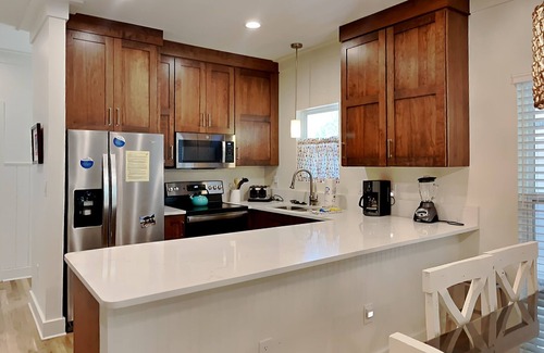 Seacrest Cottage | The Good Life-Top Ratings, Big Pool, Covered Porch, 5 Min Walk to Beach, 4 Bikes
