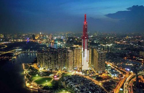 Hang Xanh Apartment | the landmark area - the buildings nearby Landmark 81