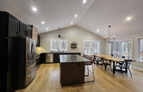 West Olive House | The Lodge at Warren Woods! New Modern Lodge in the Woods-near Lake Michigan!