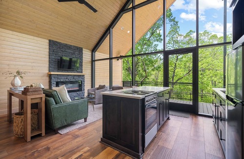 Hot Springs Cabin | The Miller Treehouse, Hot Tub, Near downtown
