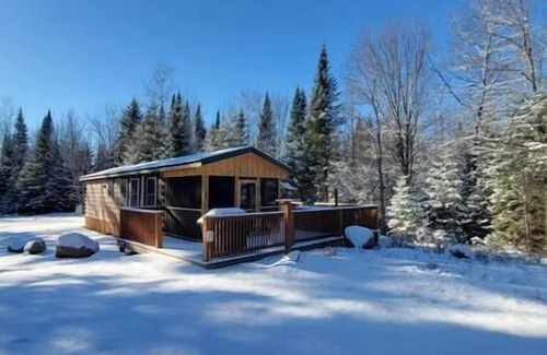 Whippleville Cabin | The Modern Pine Tiny Home - With Hot Tub Near Titus Mountain