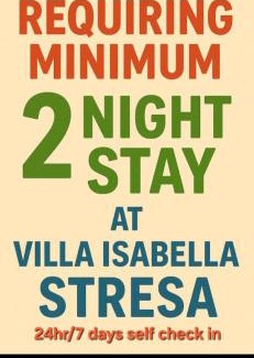 Stresa House | The Ortensia, our Room with Lake View, Spacious Park-Facing Balcony and Private External Bathroom at the Villa Isabella Stresa