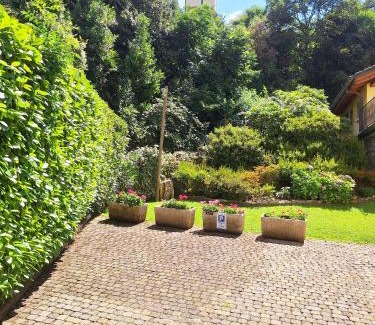 Stresa House | The Ortensia, our Room with Lake View, Spacious Park-Facing Balcony and Private External Bathroom at the Villa Isabella Stresa