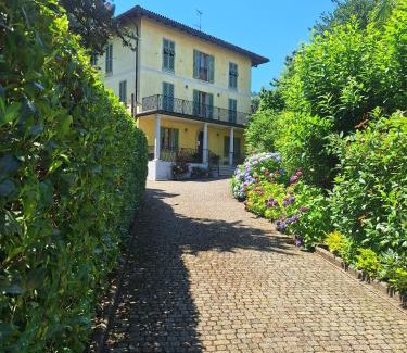 Stresa House | The Ortensia, our Room with Lake View, Spacious Park-Facing Balcony and Private External Bathroom at the Villa Isabella Stresa