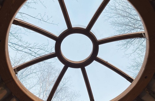 Deerfield House | The Other Yurt at Echo Hill Farm w/Hot Tub Spa