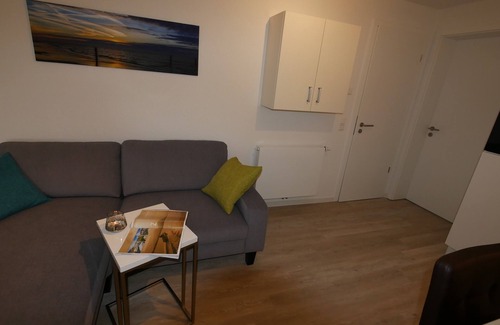 Norderney Apartment | The popular Nordbadestrand beach is just 5 minutes away by bike.