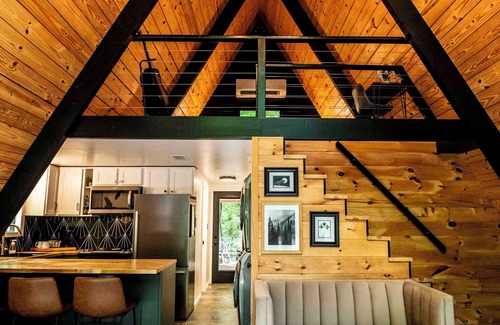 Nelsonville Cabin | The Raven A-Frame - Modern Woodland Retreat near Hocking Hills and OU Campus