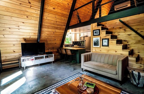 Nelsonville Cabin | The Raven A-Frame - Modern Woodland Retreat near Hocking Hills and OU Campus