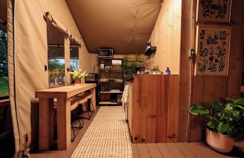 San Saba Cabin | The River Tent at Hilla Ranch Glamping