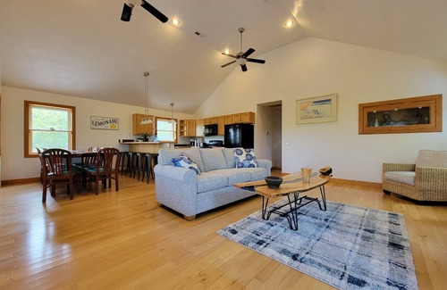 Carova Beach House | The Salty Seahorse!4x4 beach, private dock, hot tub, pool, Horses. Pet-Friendly