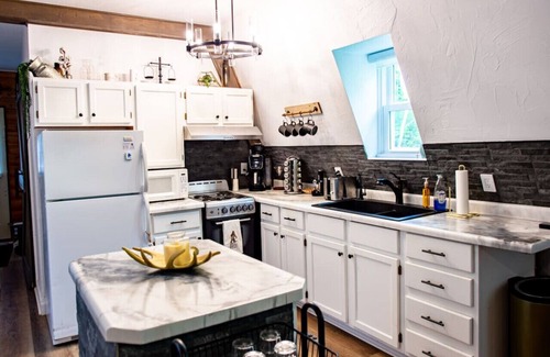 Mountain Cabin | The Sasquatch Hideaway Gorgeous A-Frame Tiny Home